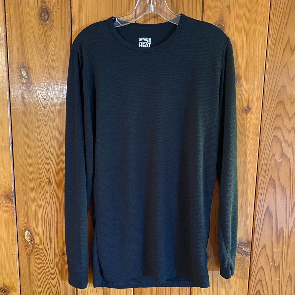 32 Degrees Men’s Crew Neck Long Sleeve T-Shirt Size Small